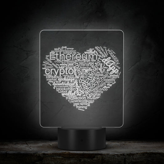 Ethereum Words Hearth Led Sign In N Out Crypto
