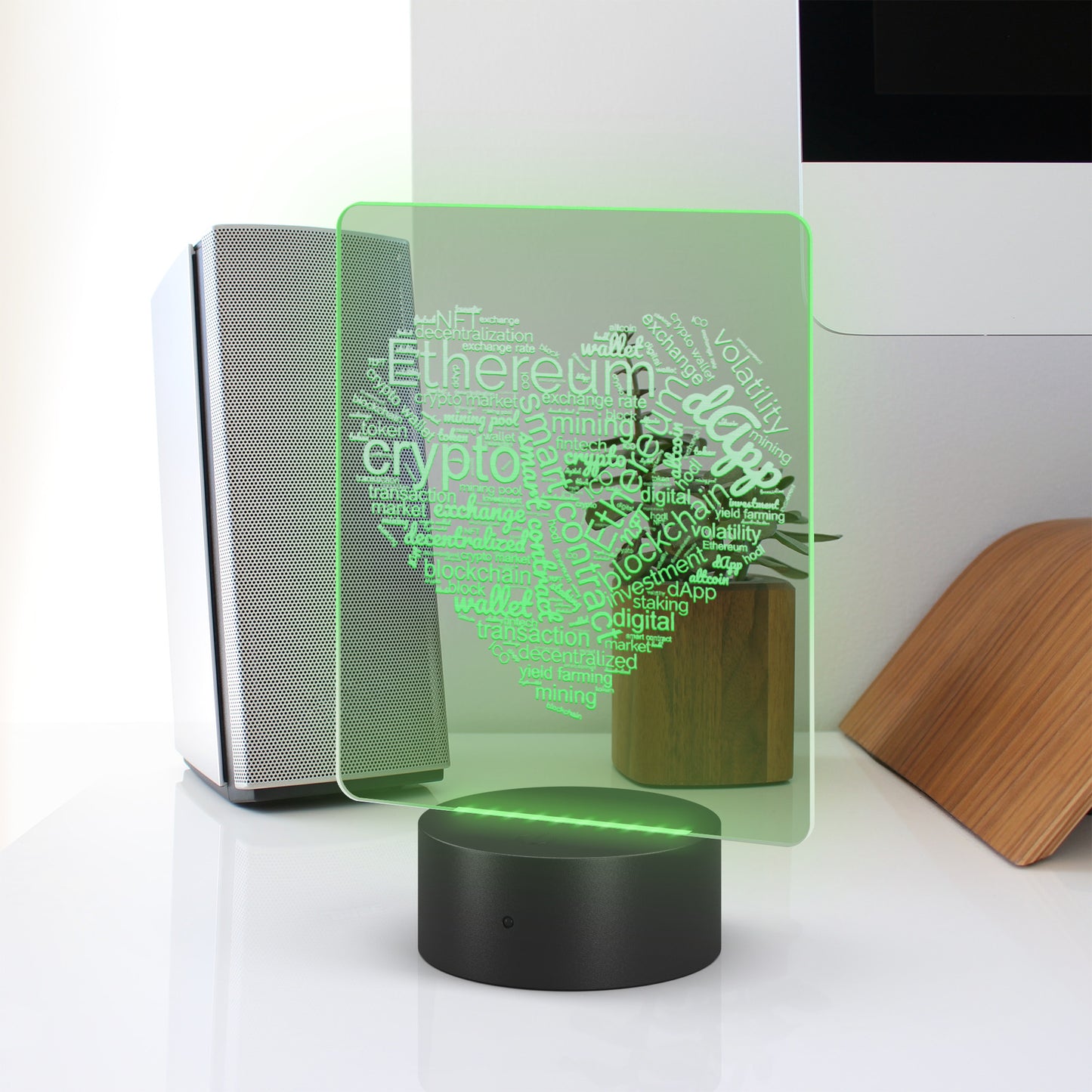 Ethereum Words Hearth Led Sign In N Out Crypto