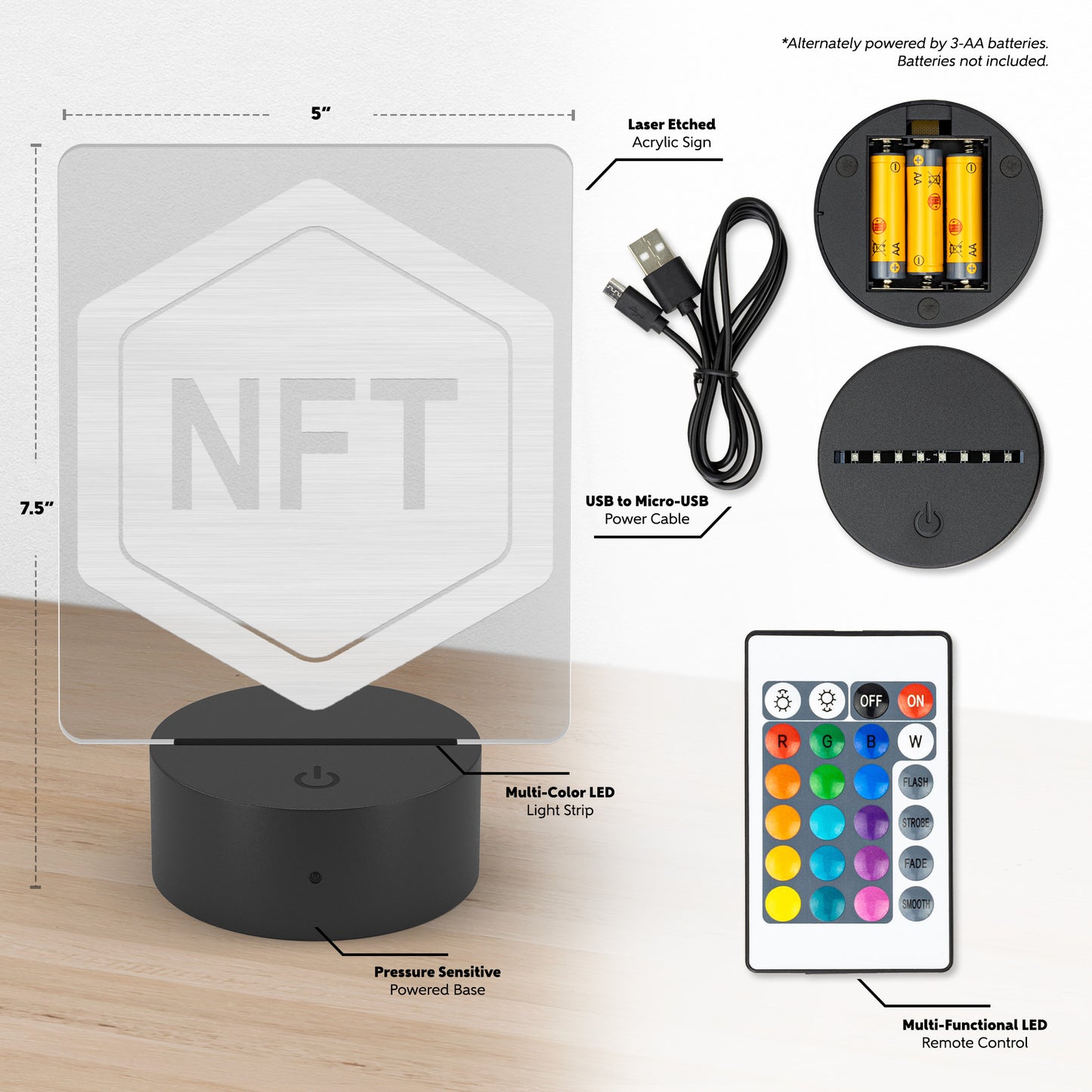 Nft Run Led Sign In N Out Crypto