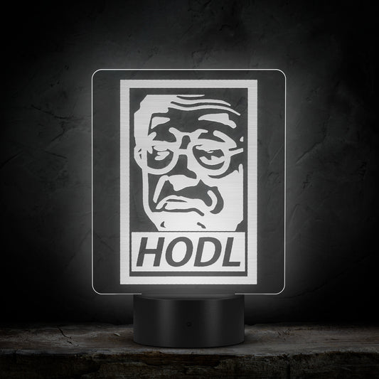 Satoshi Led Sign In N Out Crypto