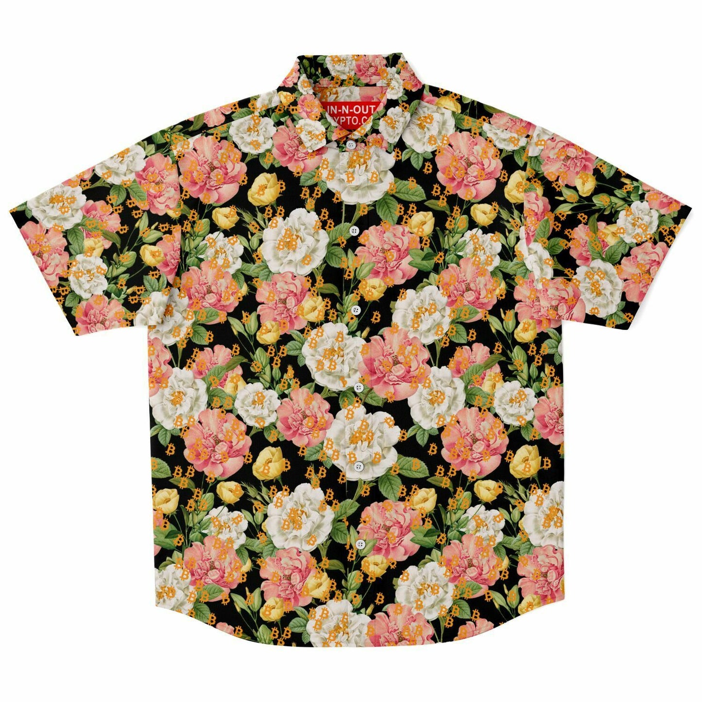 Bitcoin Floral Shirt In N Out Crypto