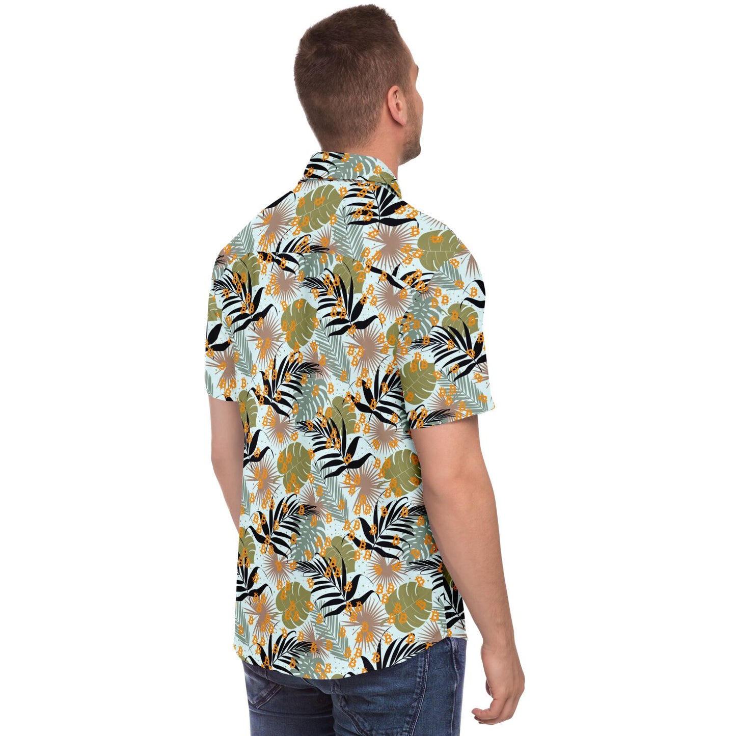 Bitcoin Leaf Outline Shirt In N Out Crypto