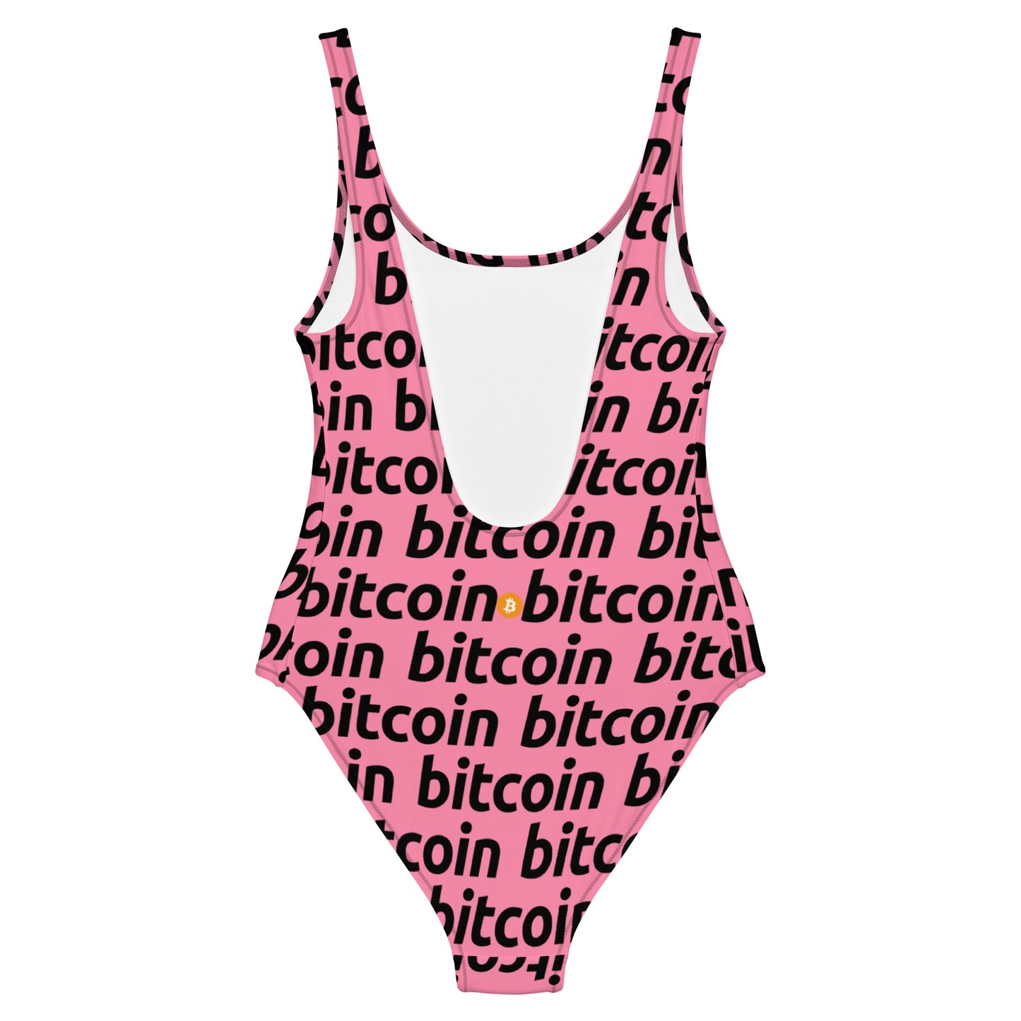 Bitcoin Rosa Swimsuit printful