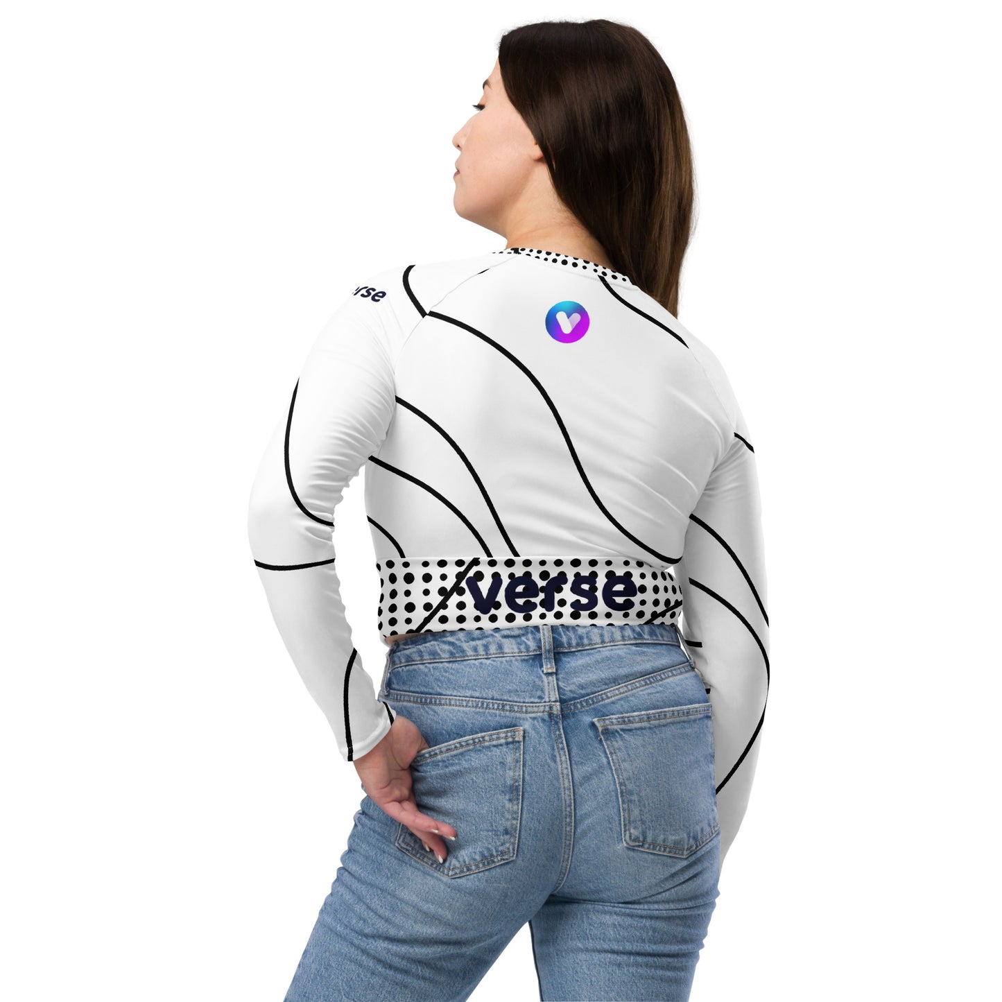 Verse Dots Recycled Crop Top InNOutCrypto