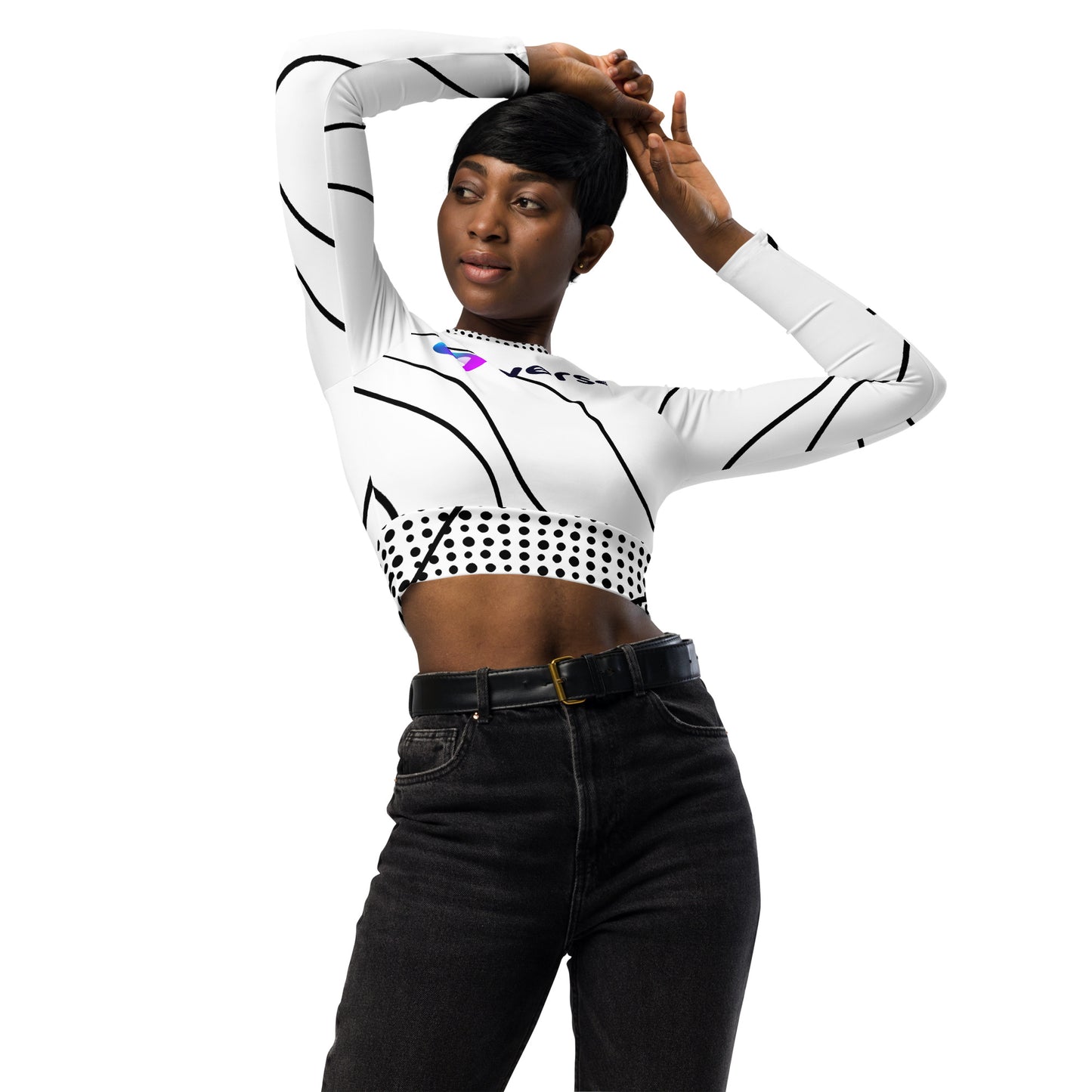 Verse Dots Recycled Crop Top InNOutCrypto