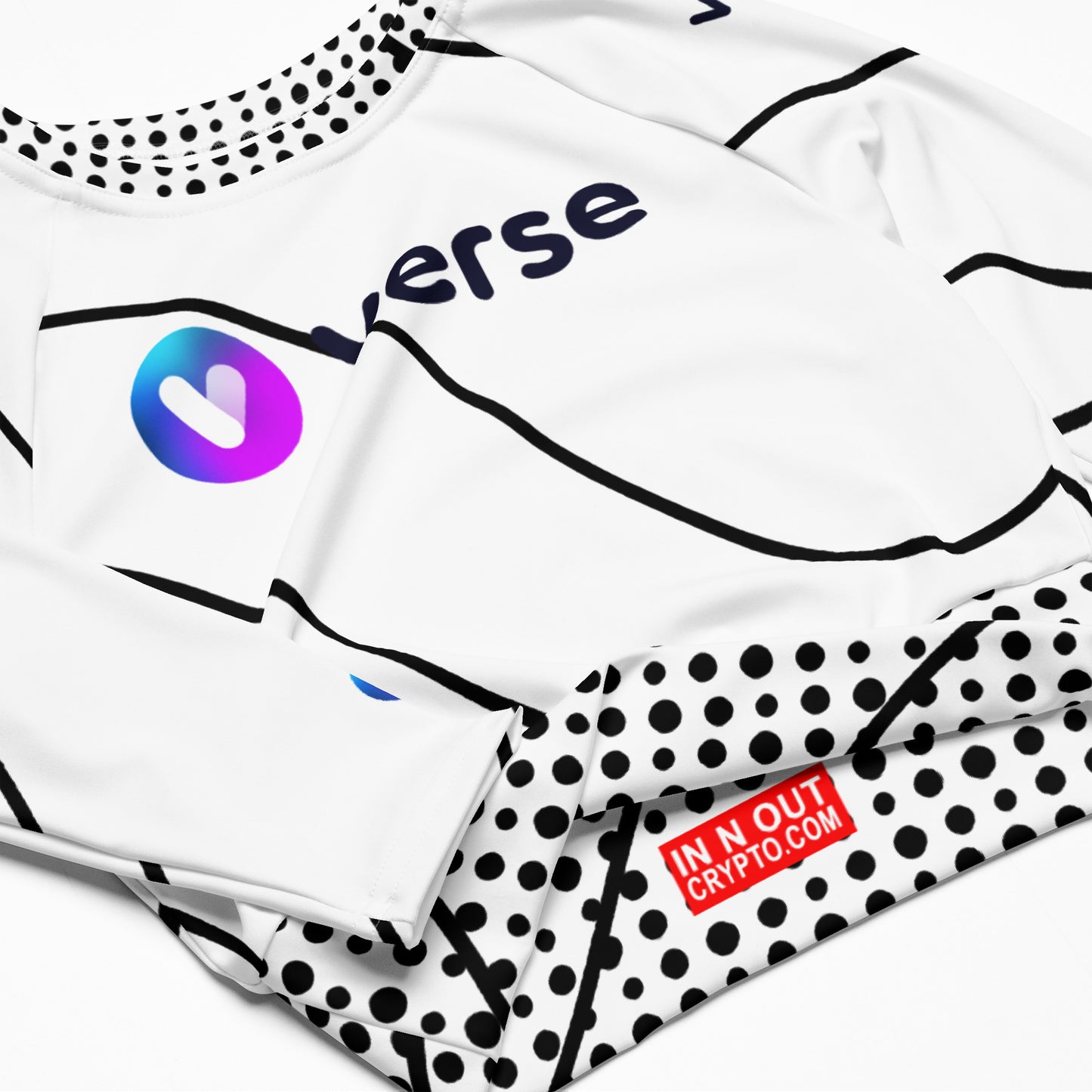 Verse Dots Recycled Crop Top InNOutCrypto