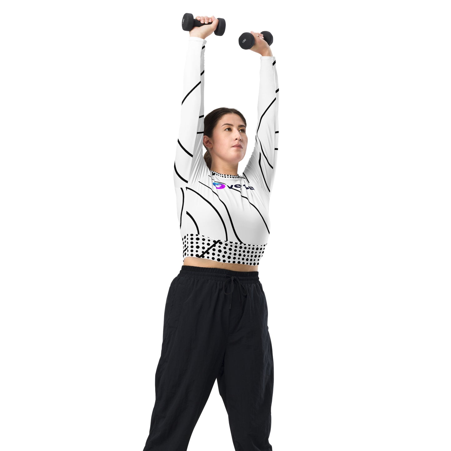 Verse Dots Recycled Crop Top InNOutCrypto