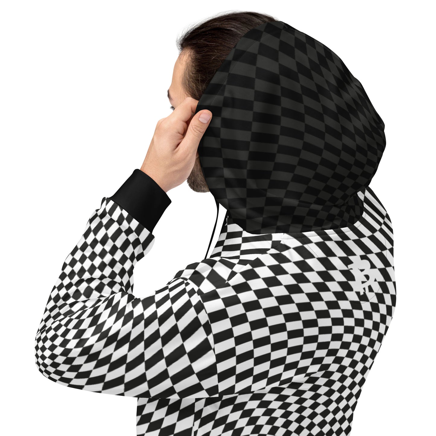 Bitcon Checkers Hoodie In N Out Crypto