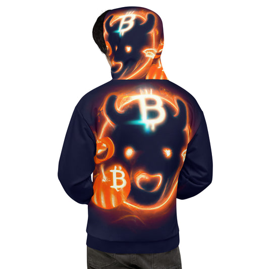 Bitcoin Halloween Bull Hoodie In N Out Crypto