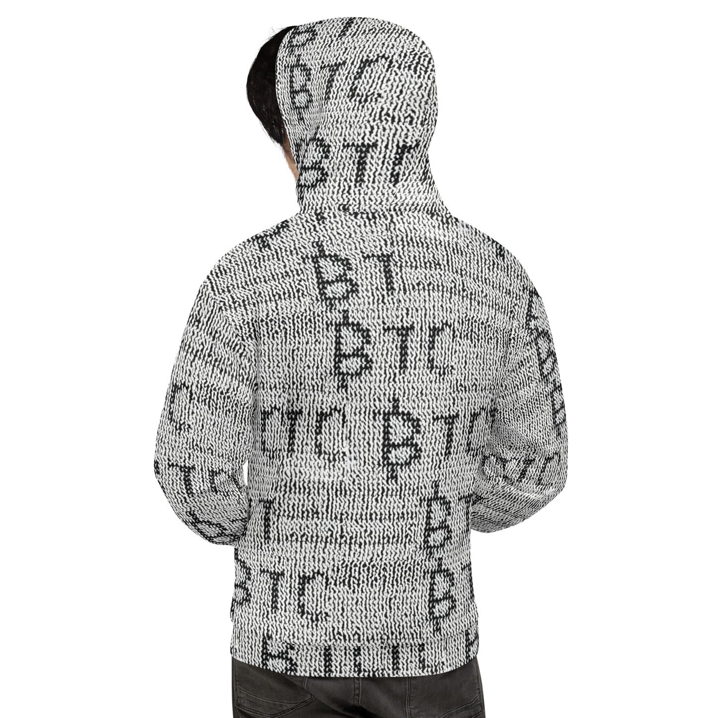 Bitcoin Knit Hoodie In N Out Crypto
