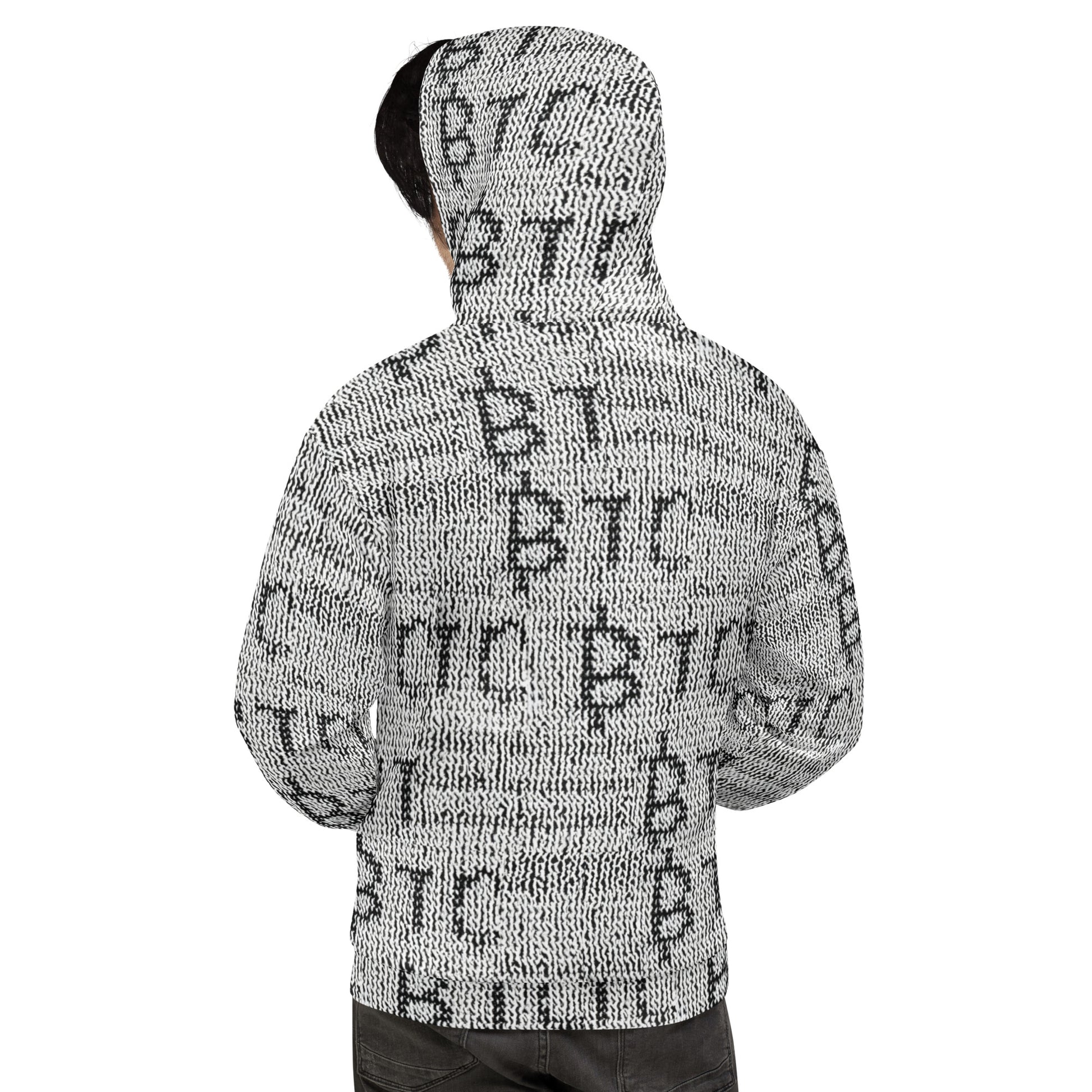 Bitcoin Knit Hoodie In N Out Crypto