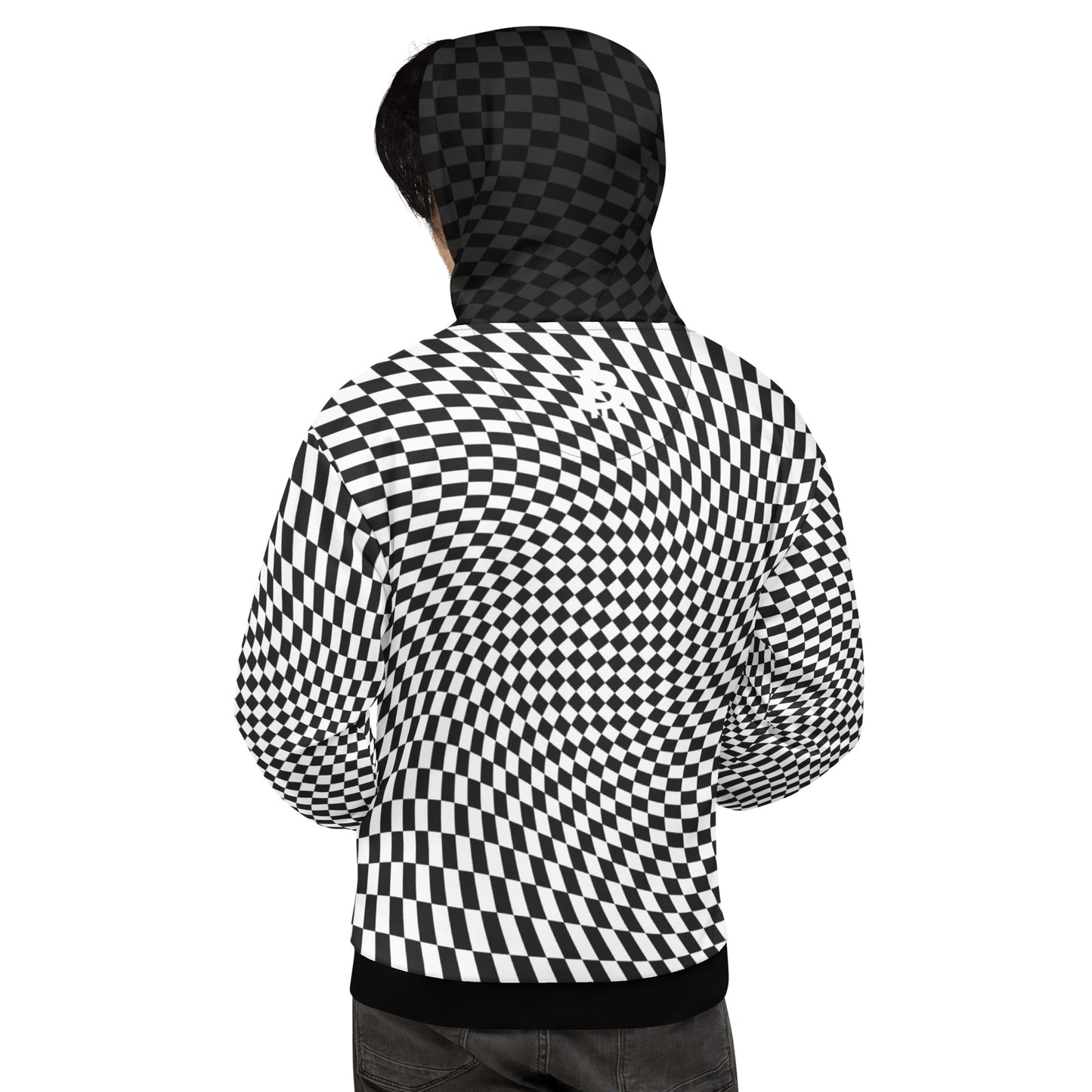 Bitcon Checkers Hoodie In N Out Crypto