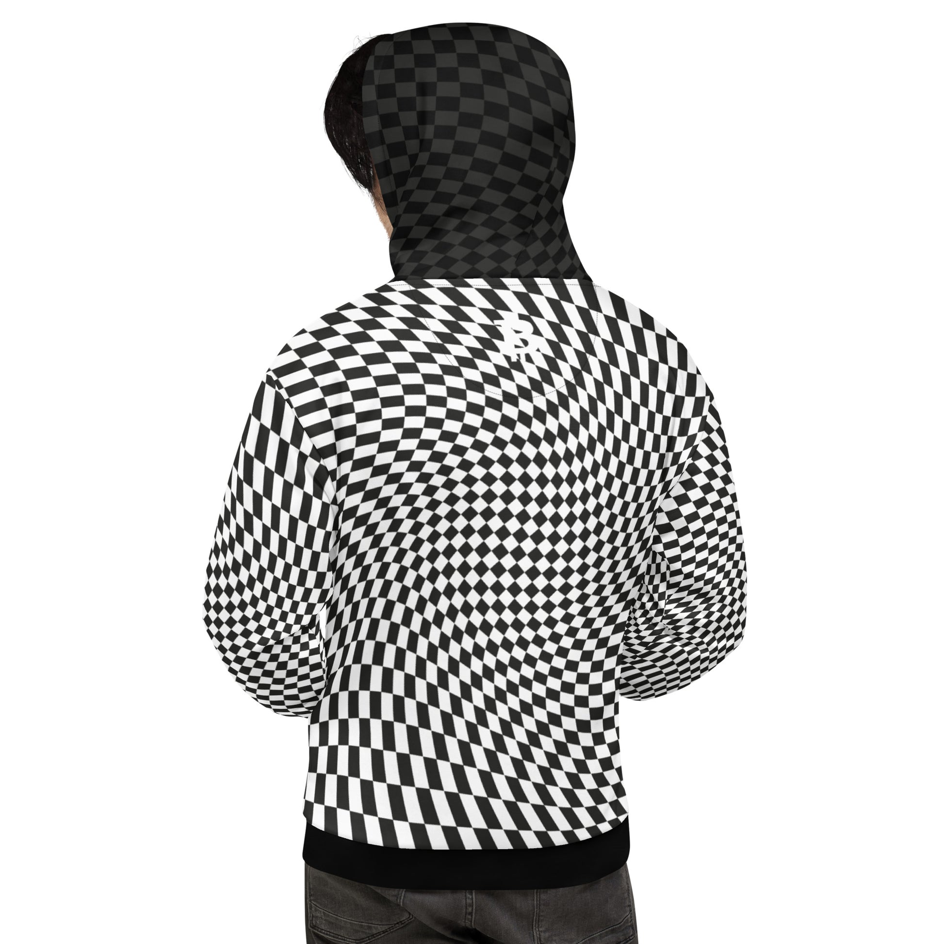 Bitcon Checkers Hoodie In N Out Crypto