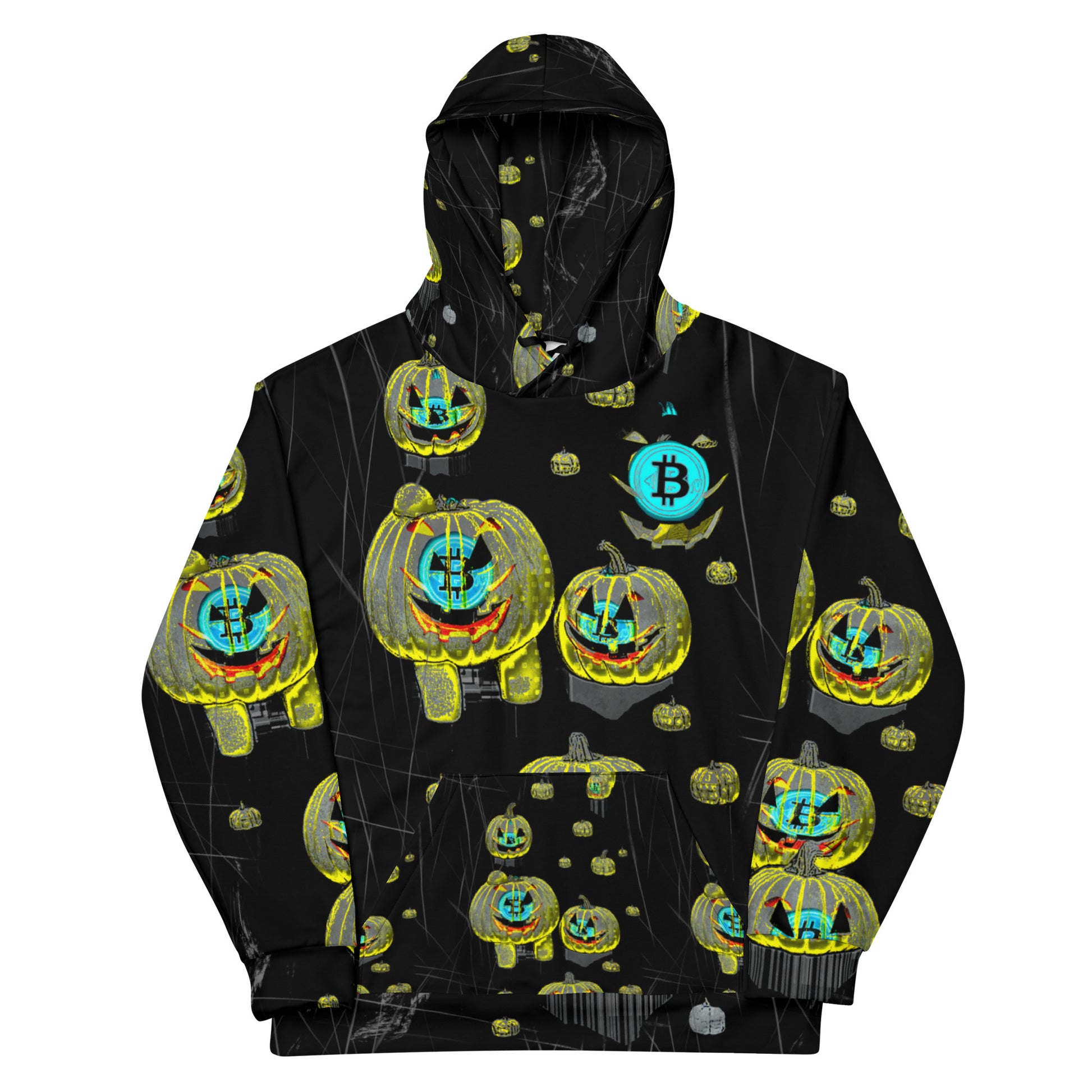 Bitcoin Halloween Scratch Hoodie In N Out Crypto