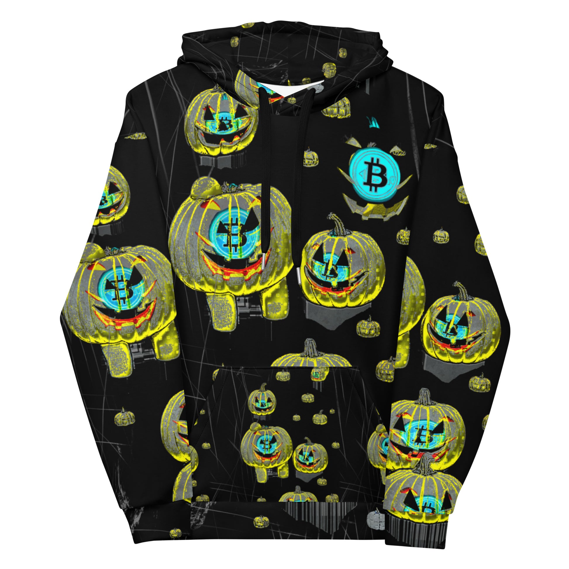 Bitcoin Halloween Scratch Hoodie In N Out Crypto