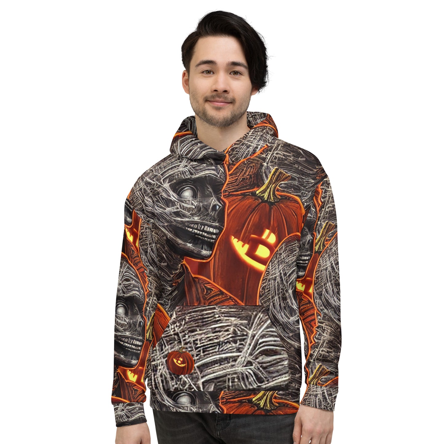 Bitcoin Halloween Creepy Hoodie In N Out Crypto