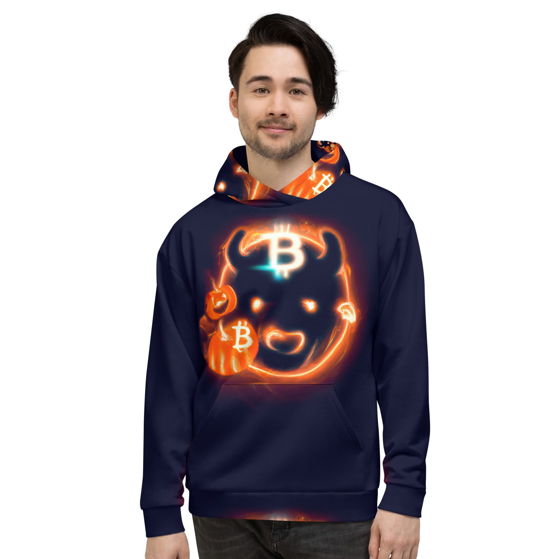 Bitcoin Halloween Bull Hoodie In N Out Crypto