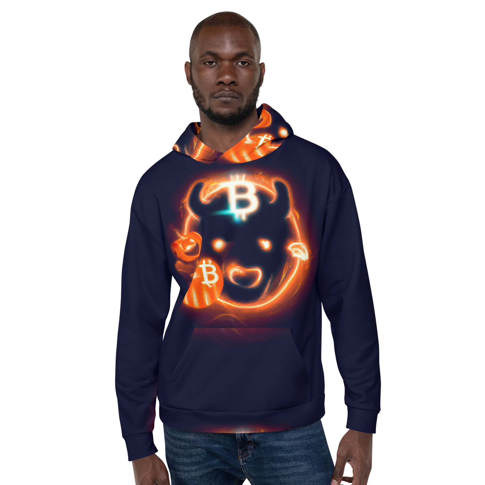 Bitcoin Halloween Bull Hoodie In N Out Crypto