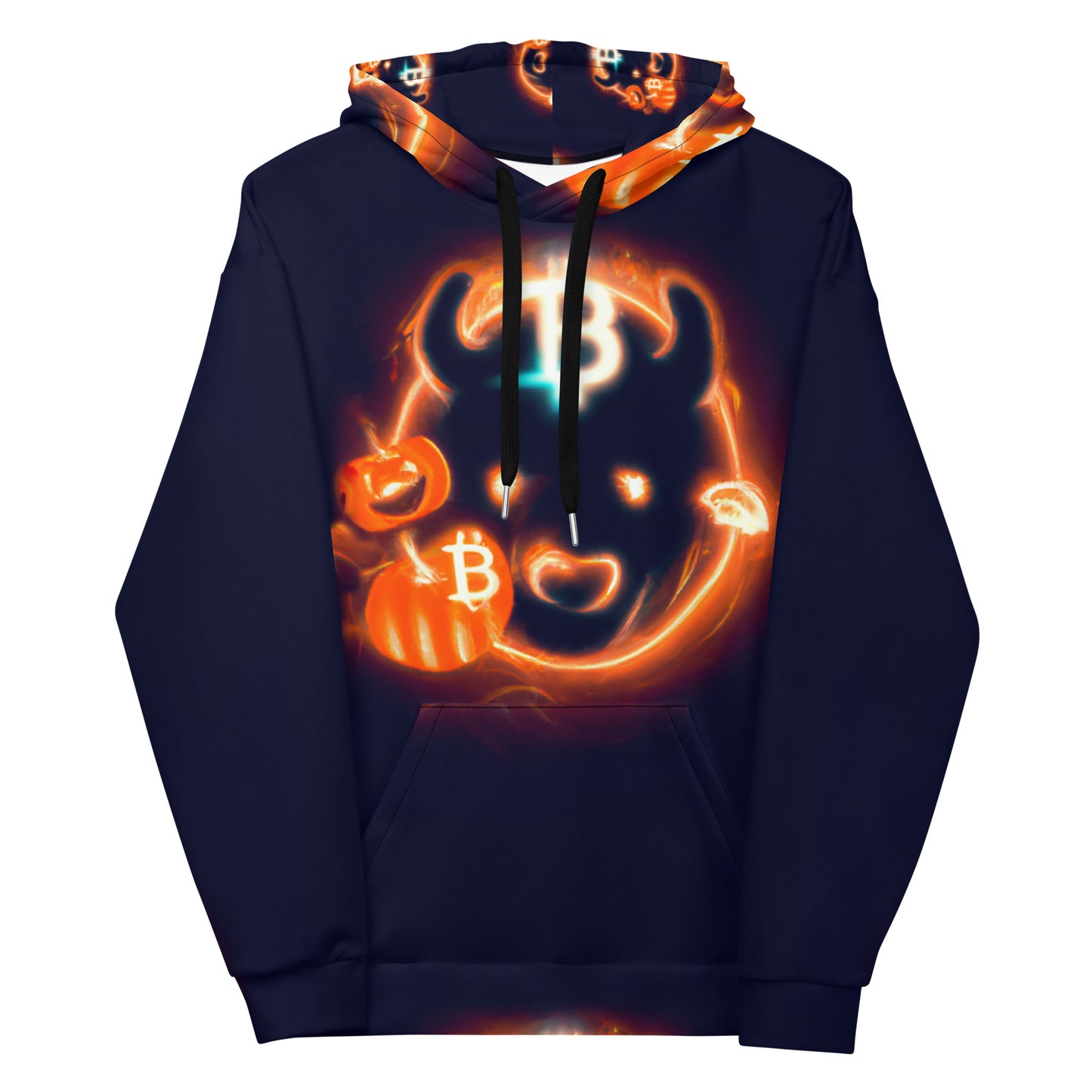 Bitcoin Halloween Bull Hoodie