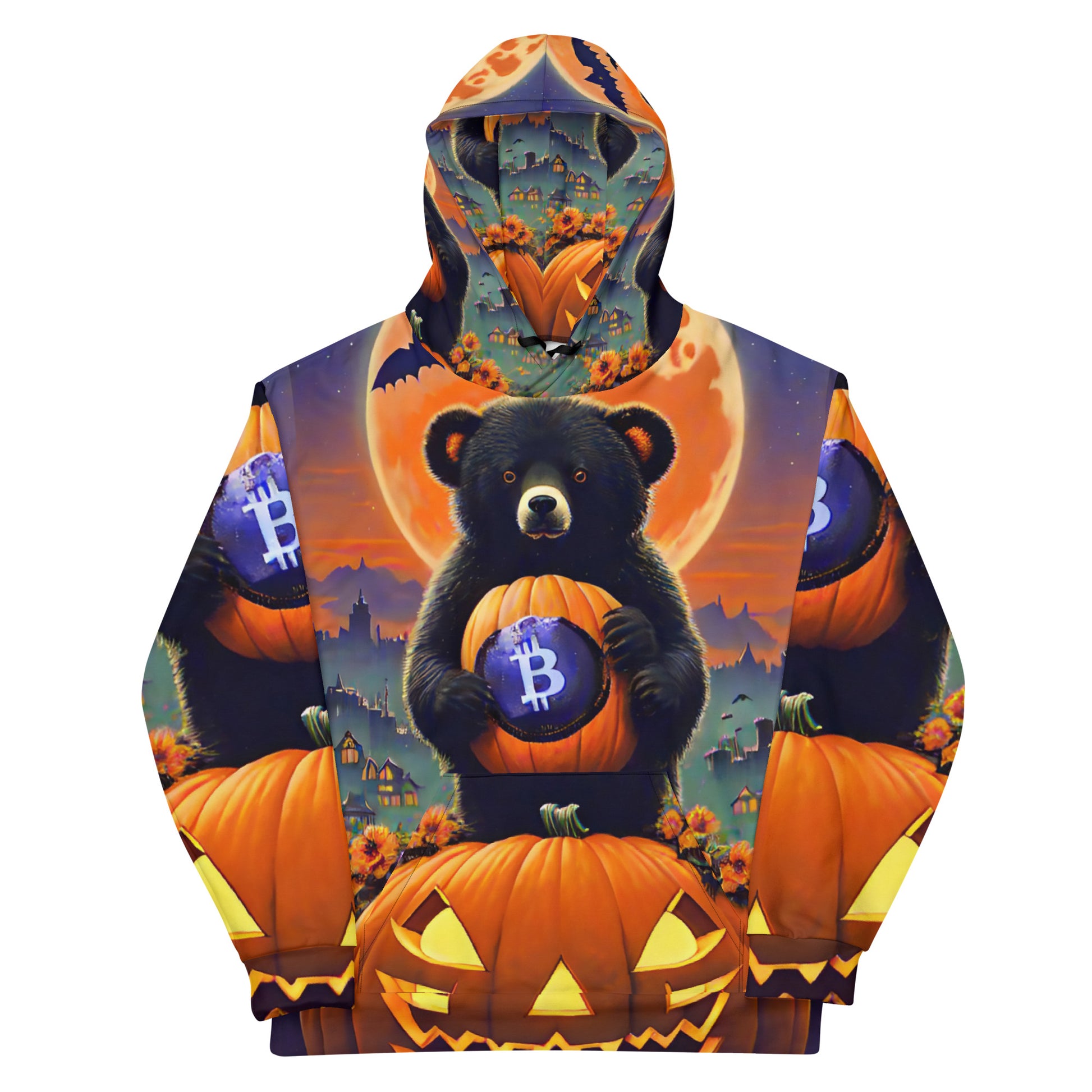 Bitcoin Bear Halloween Hoodie In N Out Crypto