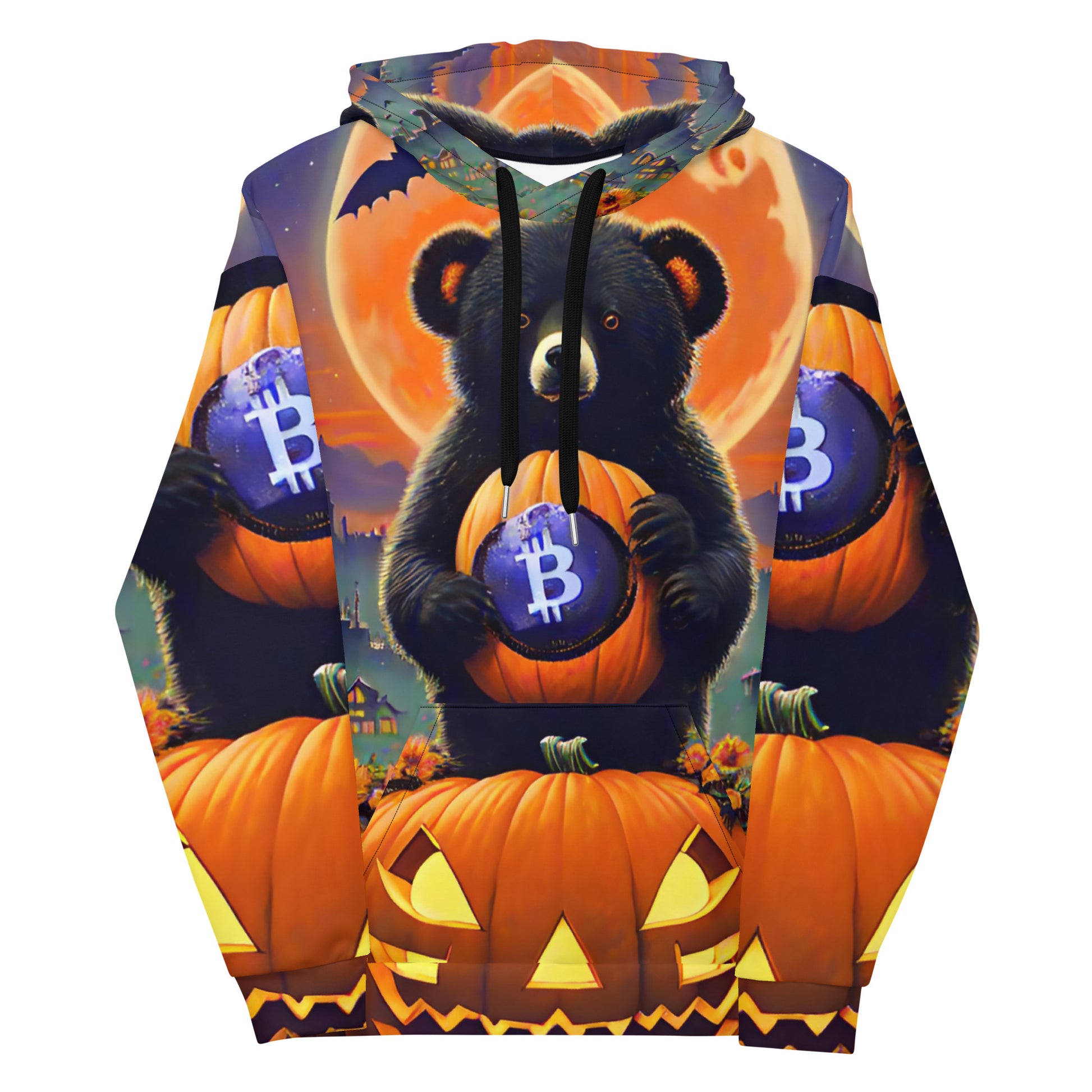 Bitcoin Bear Halloween Hoodie In N Out Crypto