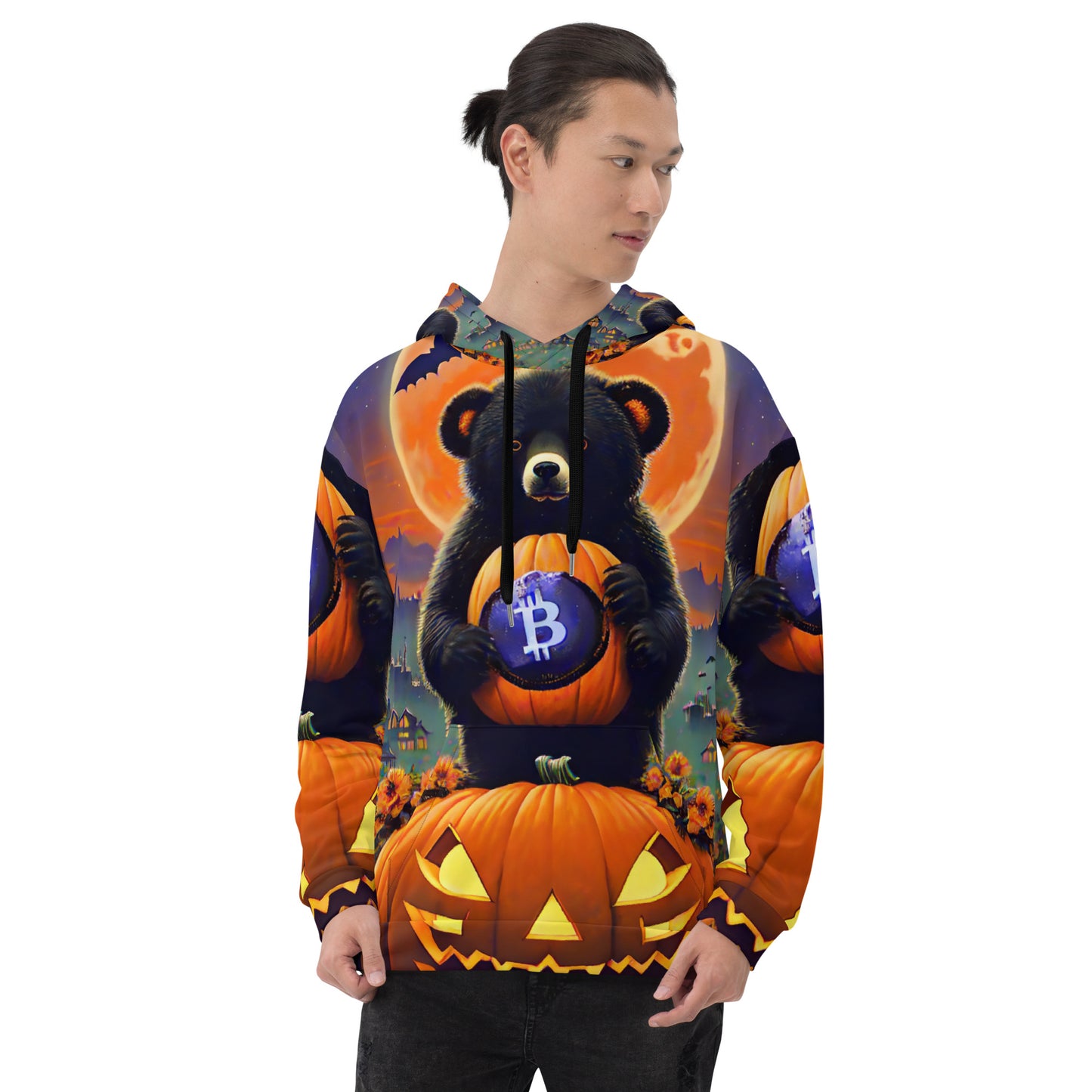 Bitcoin Bear Halloween Hoodie In N Out Crypto