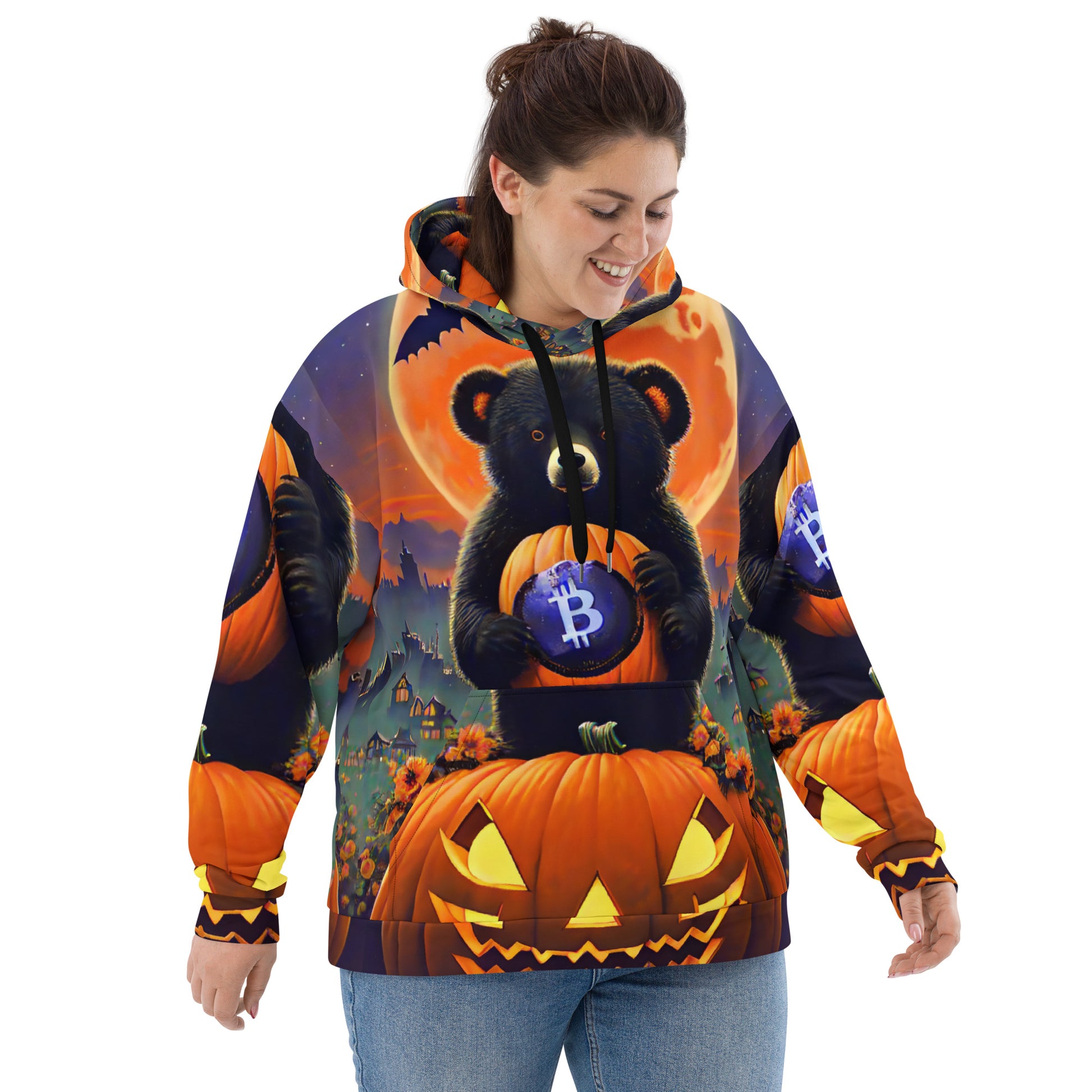 Bitcoin Bear Halloween Hoodie In N Out Crypto