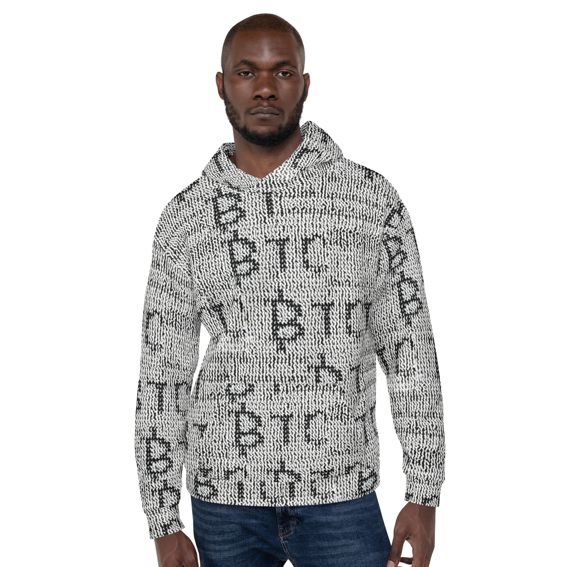 Bitcoin Knit Hoodie In N Out Crypto
