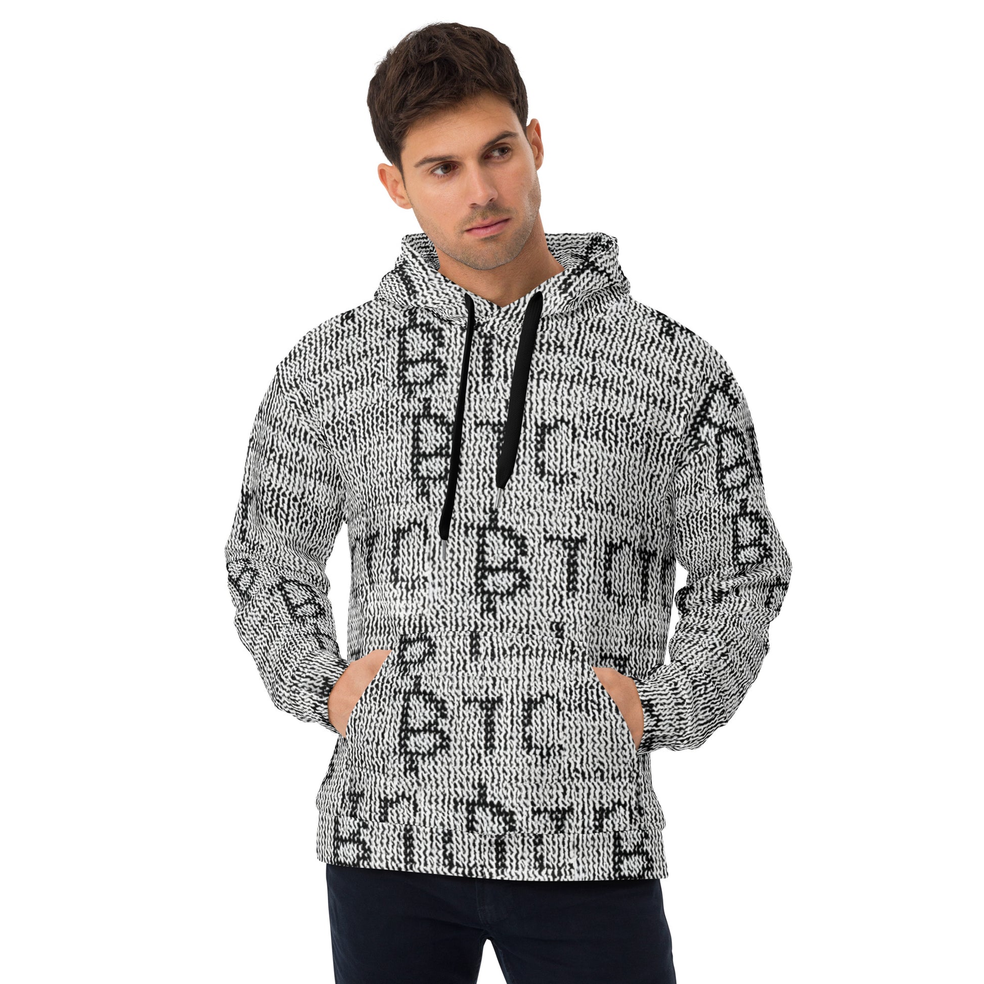 Bitcoin Knit Hoodie In N Out Crypto