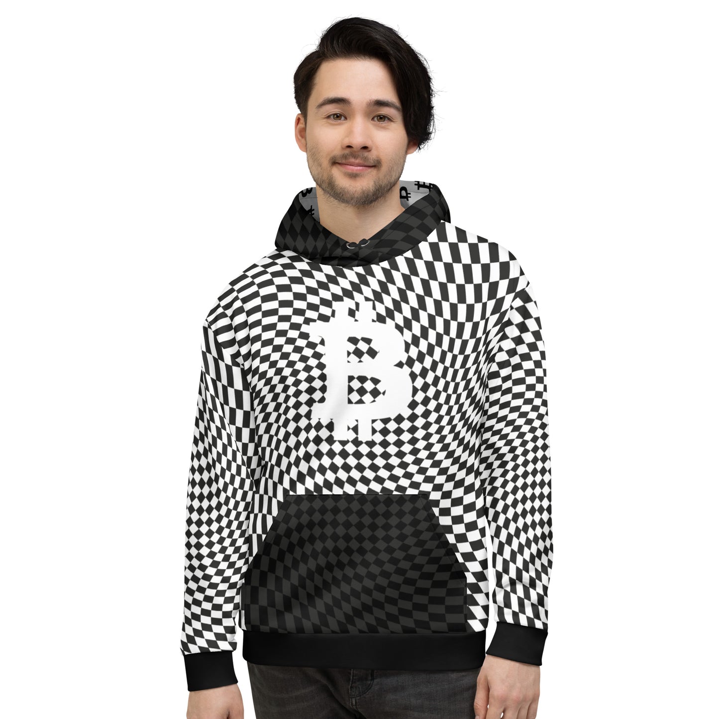 Bitcon Checkers Hoodie In N Out Crypto