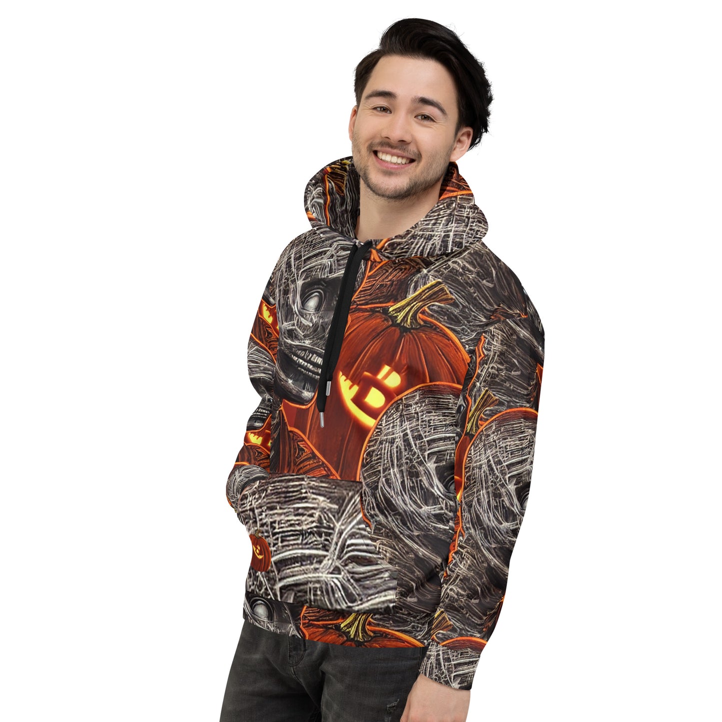 Bitcoin Halloween Creepy Hoodie