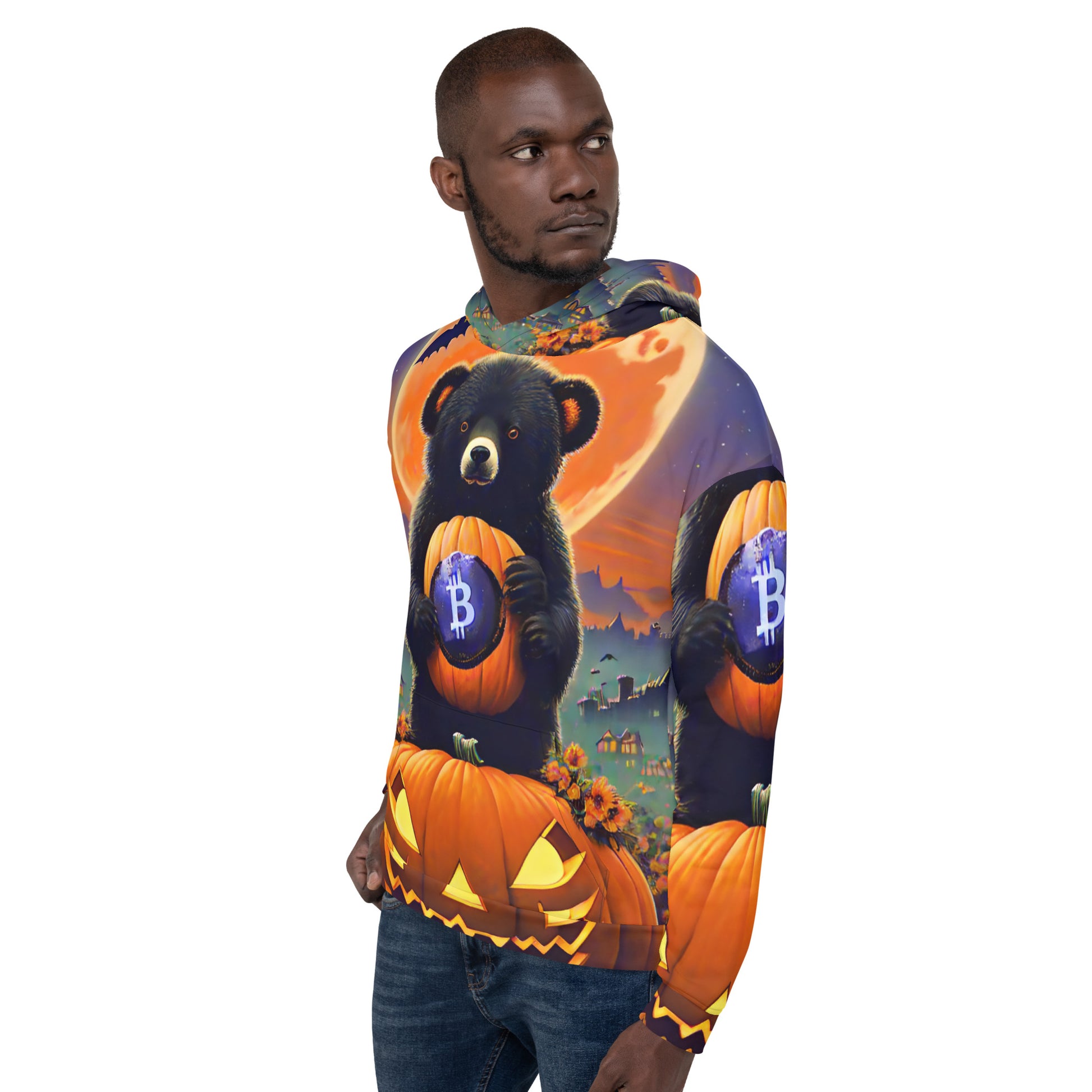 Bitcoin Bear Halloween Hoodie In N Out Crypto