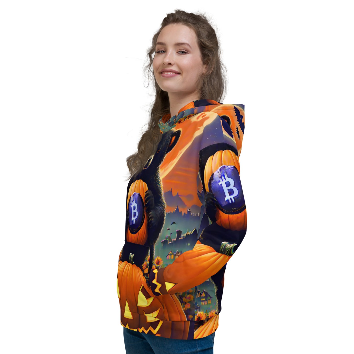 Bitcoin Bear Halloween Hoodie In N Out Crypto