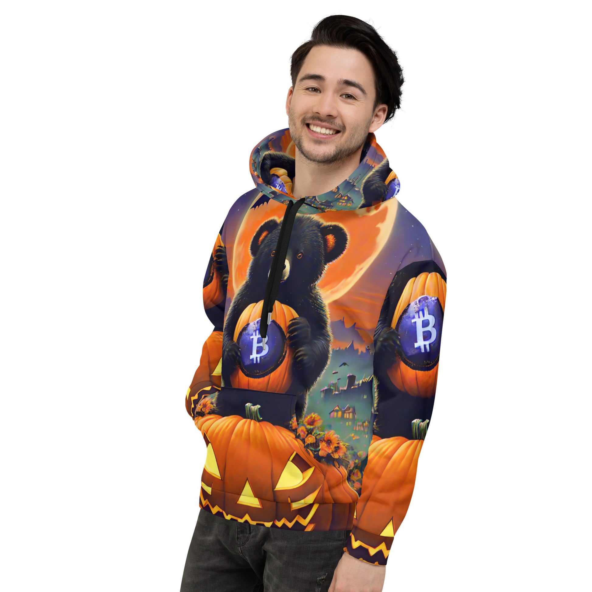 Bitcoin Bear Halloween Hoodie In N Out Crypto