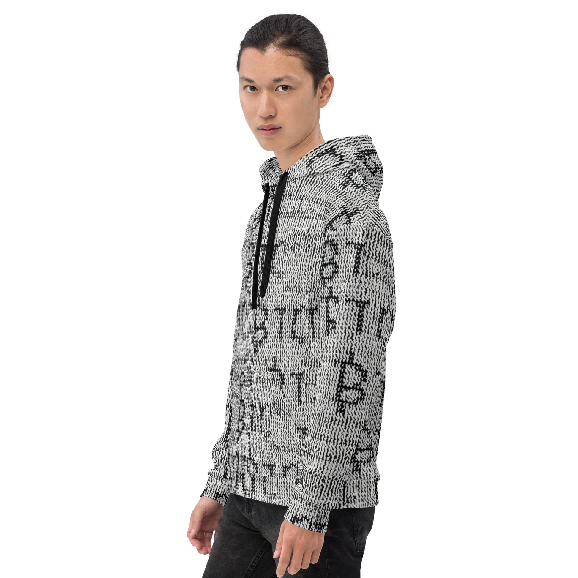 Bitcoin Knit Hoodie In N Out Crypto