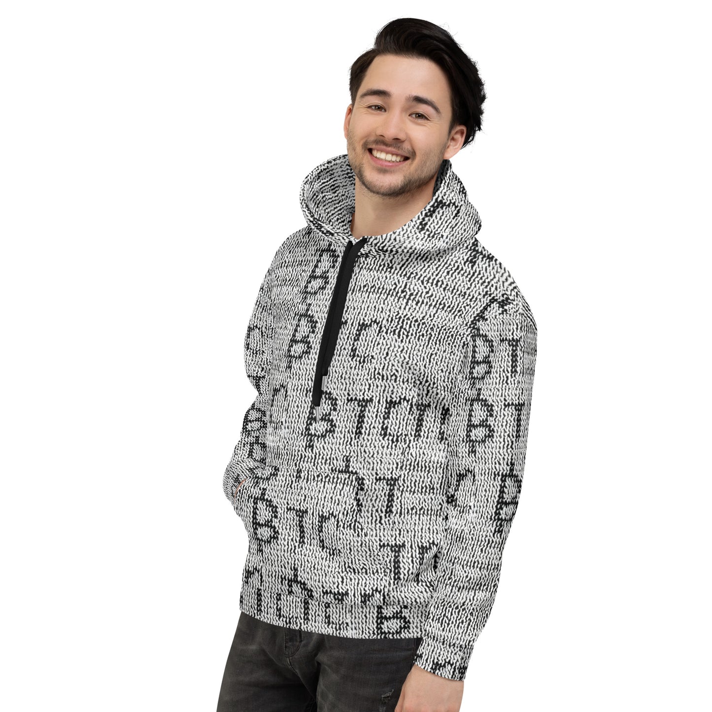 Bitcoin Knit Hoodie In N Out Crypto