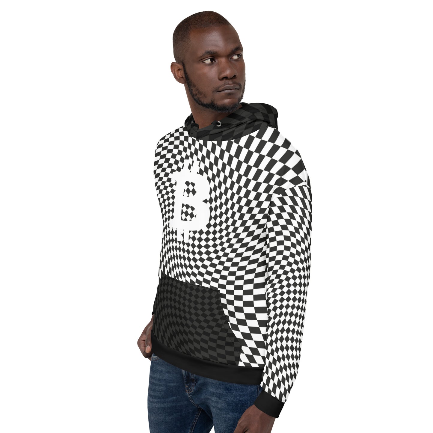 Bitcon Checkers Hoodie In N Out Crypto