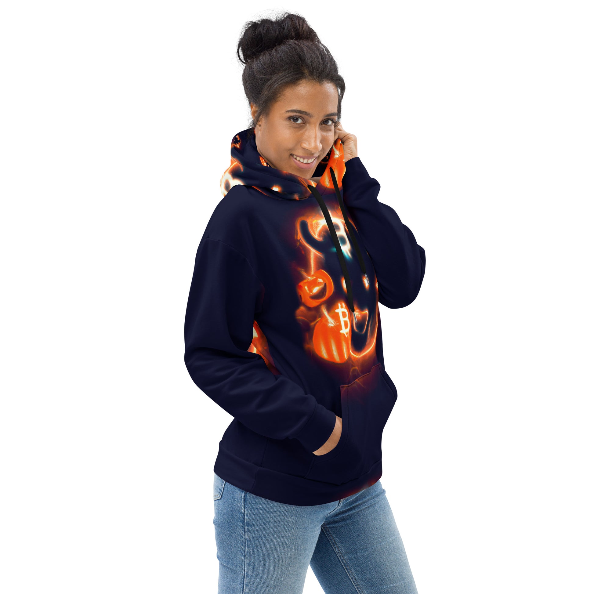 Bitcoin Halloween Bull Hoodie In N Out Crypto