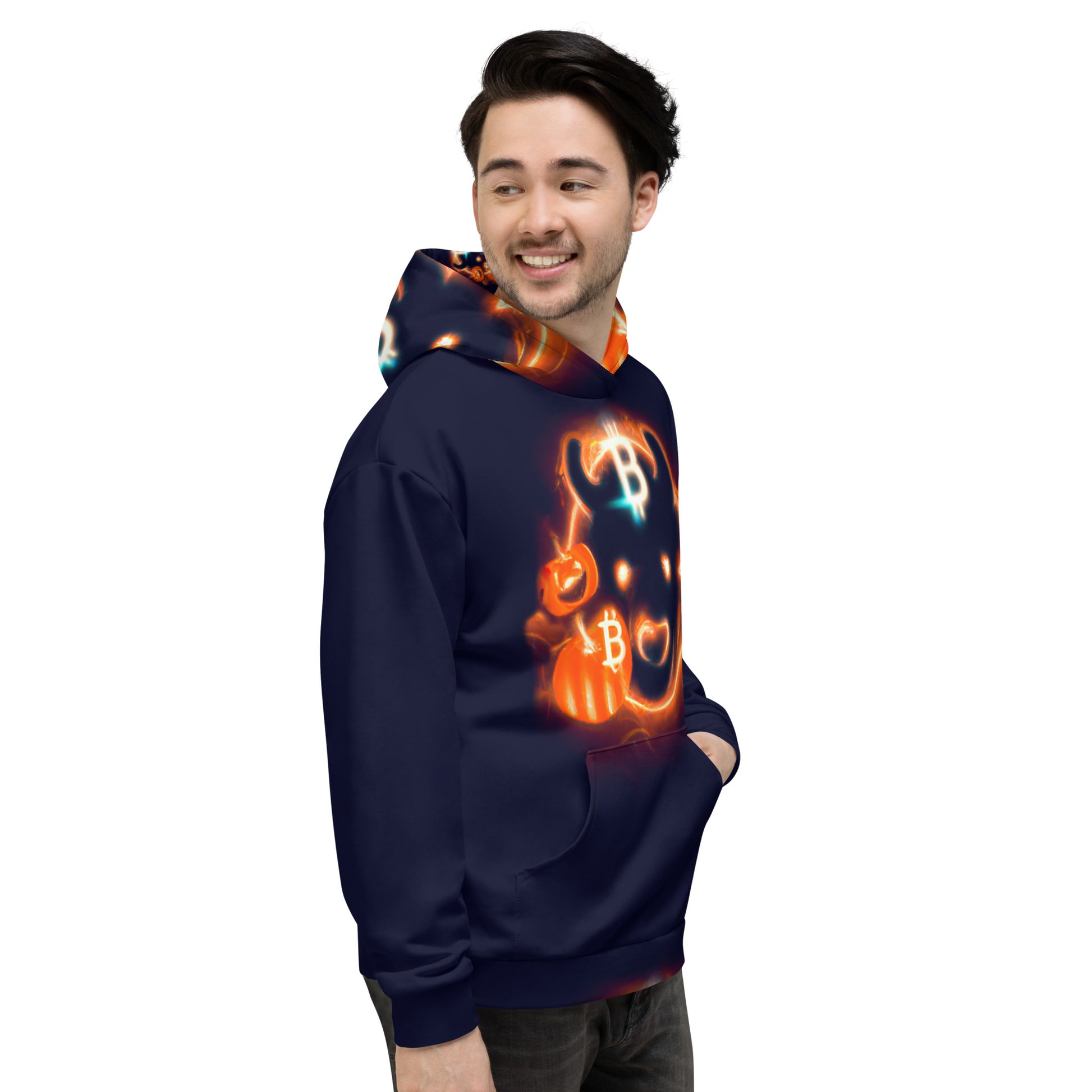 Bitcoin Halloween Bull Hoodie In N Out Crypto