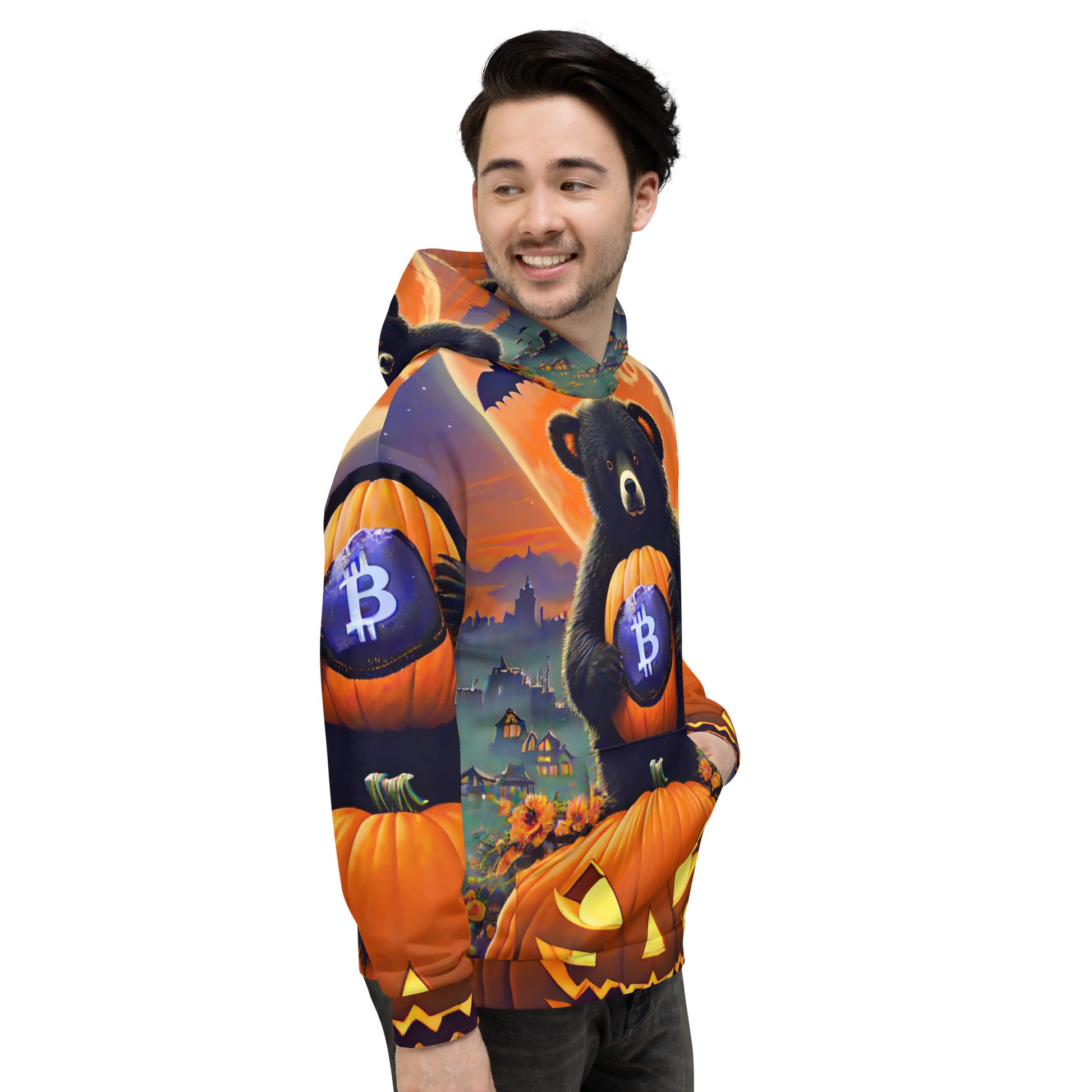 Bitcoin Bear Halloween Hoodie In N Out Crypto