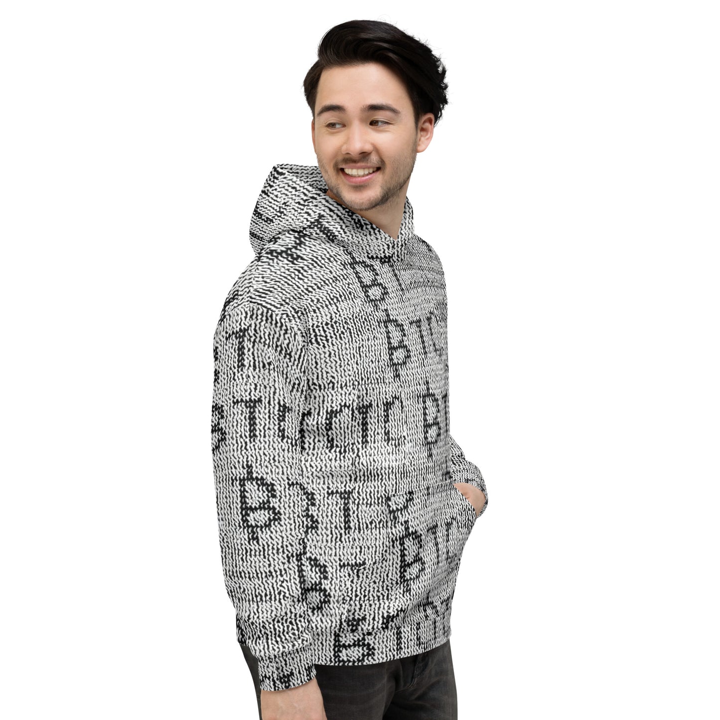 Bitcoin Knit Hoodie In N Out Crypto