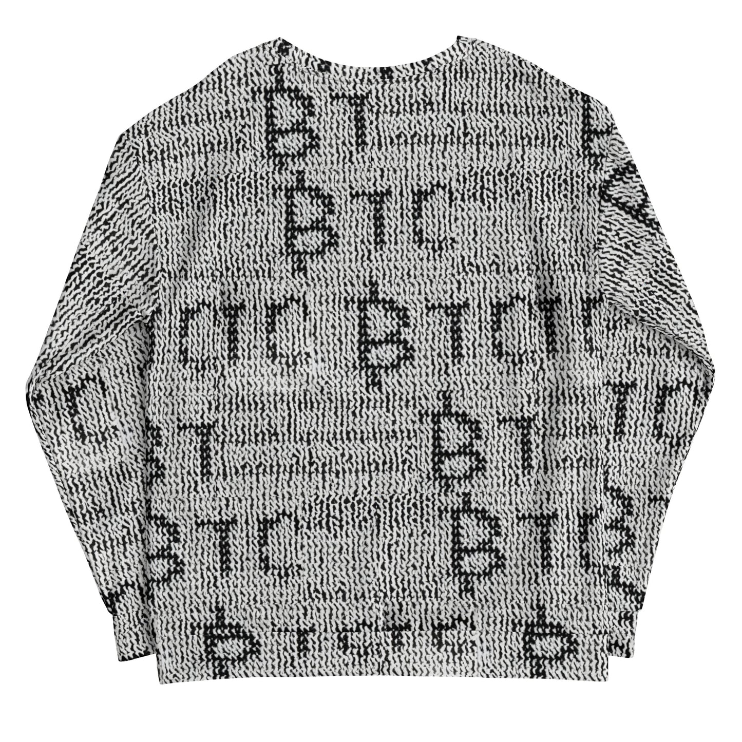 Bitcoin Knit Sweatshirt In N Out Crypto