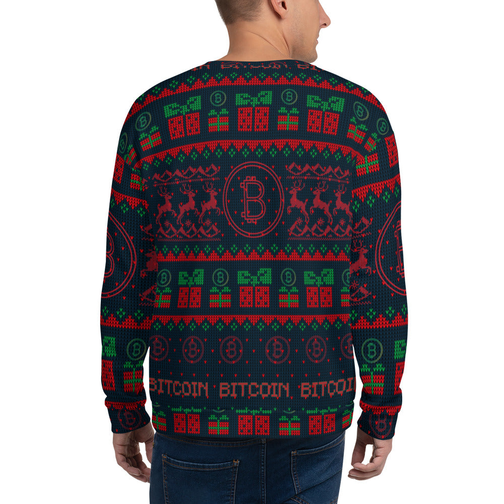 Bitcoin Christmas Deer Sweatshirt