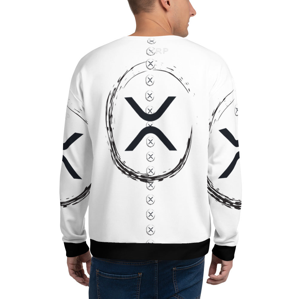Xrp Incircle White Sweatshirt In N Out Crypto