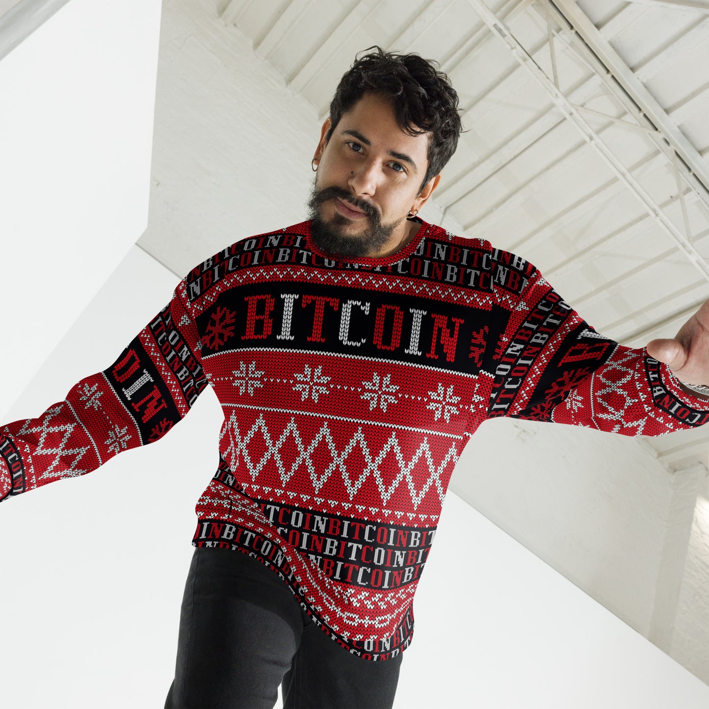 Bitcoin Xmas Sweatshirt In N Out Crypto