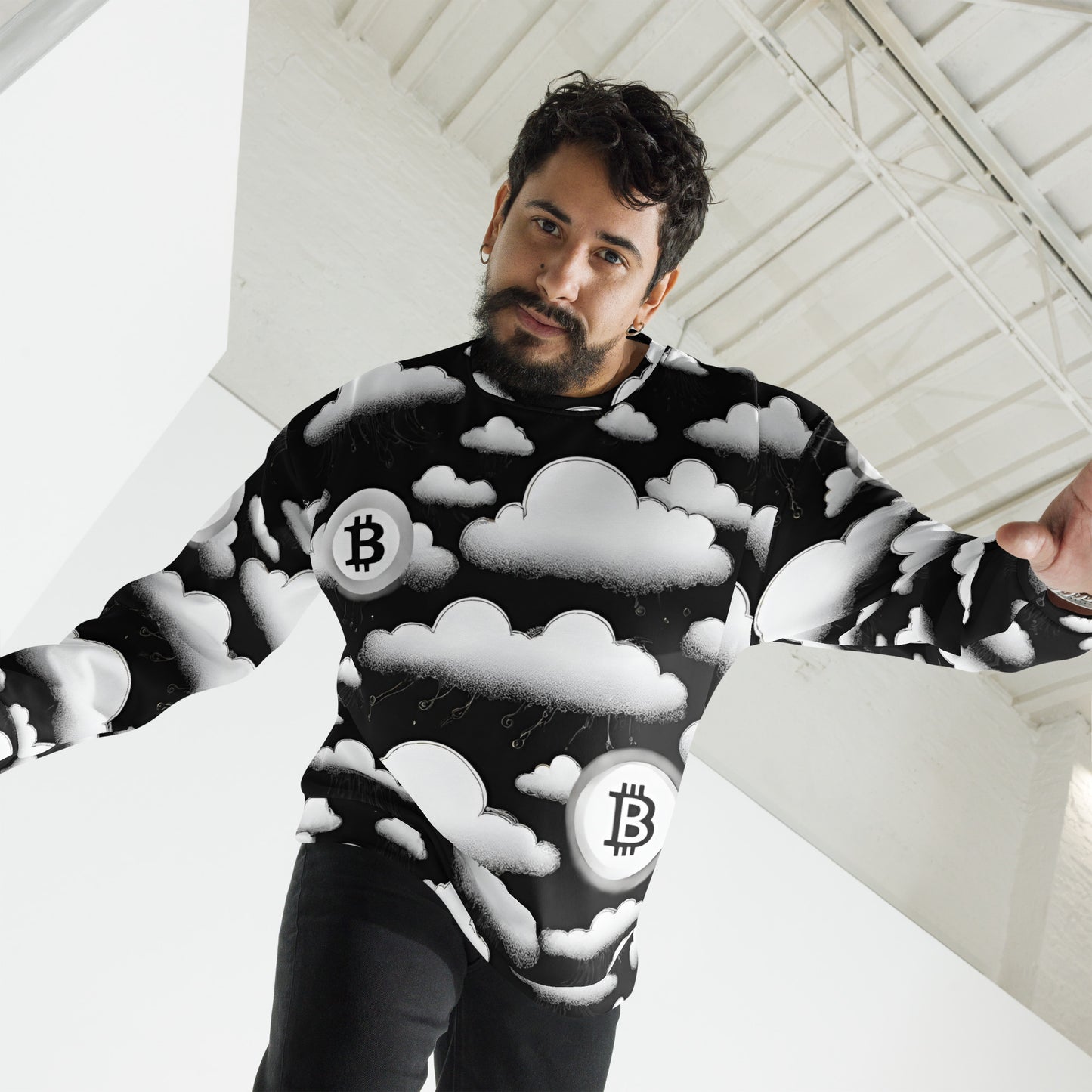 Bitcoin Cloud Sweatshirt In N Out Crypto