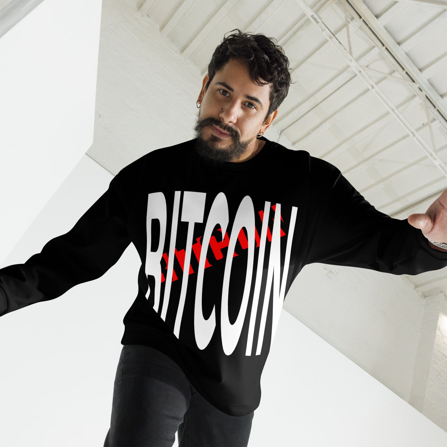 Bitcoin Bold Sweatshirt In N Out Crypto