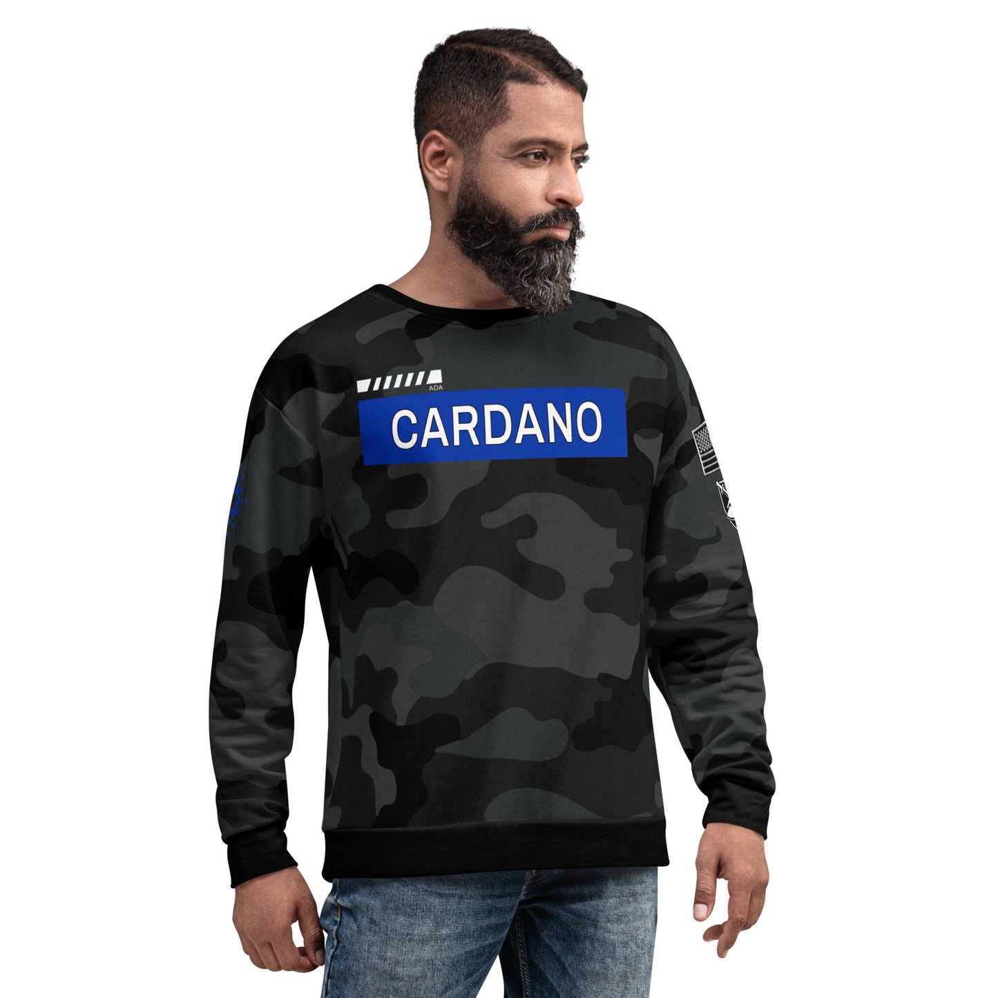 Cardano Camo Sweatshirt In N Out Crypto