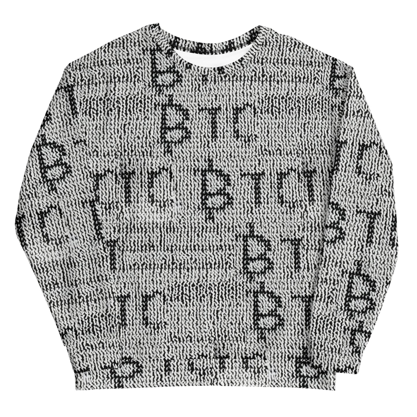 Bitcoin Knit Sweatshirt In N Out Crypto