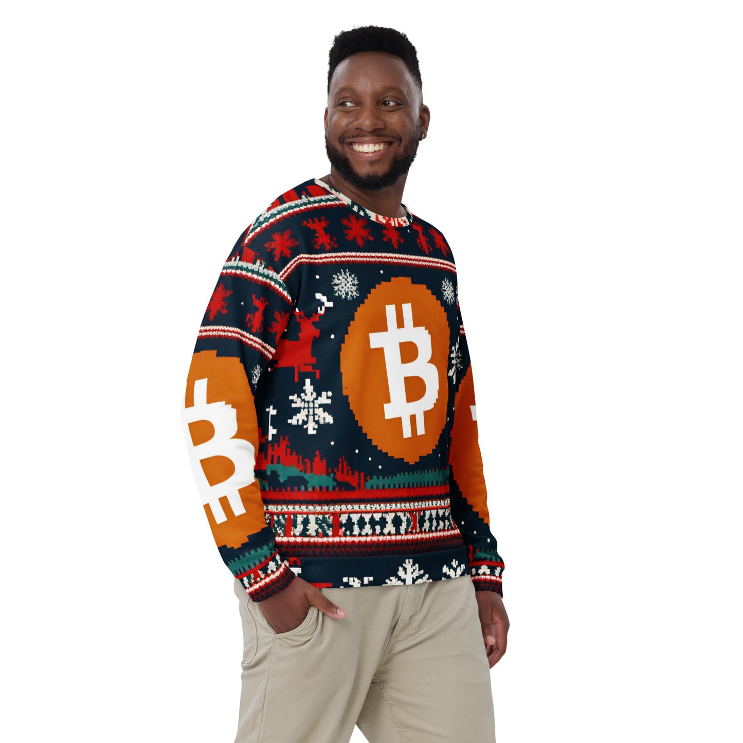 Bitcoin Wonderland Ugly Sweater In N Out Crypto